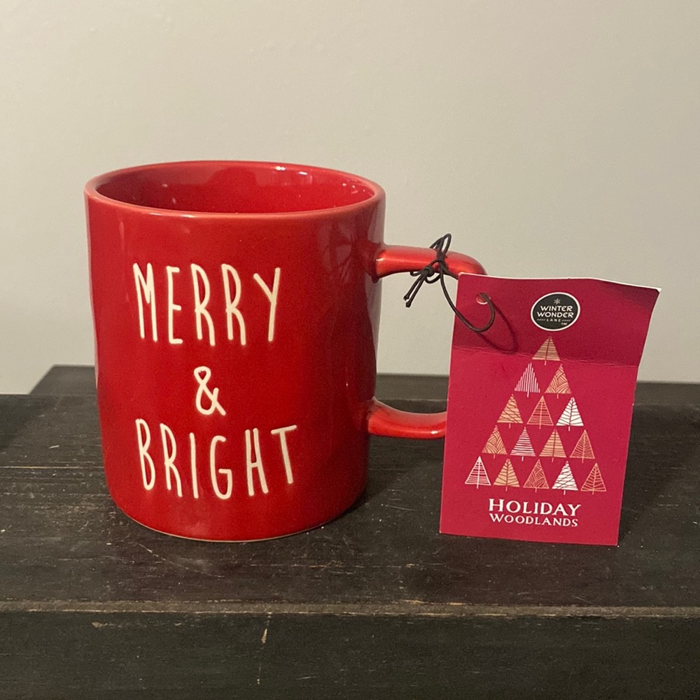 New with Tag Merry and Bright Holiday Mug